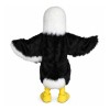 Happy Black & White Eagle Mascot Costume