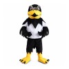 Fierce Black & White Eagle Mascot Costume For Adult