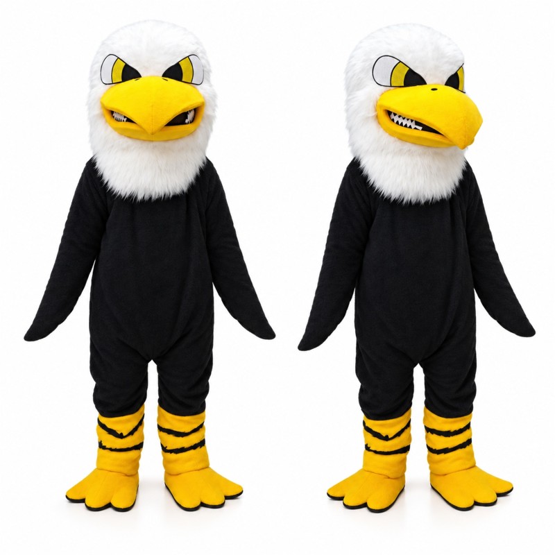 Basic Cartoon Black Eagle Mascot Costume