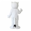 Fancy White Fox Mascot Costume