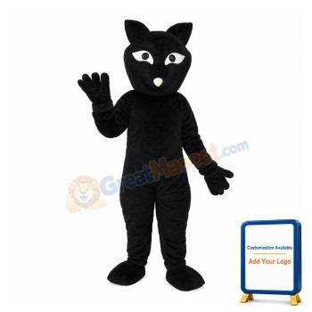 New Cartoon Unisex Black Fox Mascot Costume For Event
