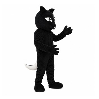 New Cartoon Unisex Black Fox Mascot Costume For Event