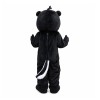 Super Cute Smiling Black & White Fox Mascot Costume