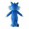 Smiling Blue Fox Mascot Costume For Carnival