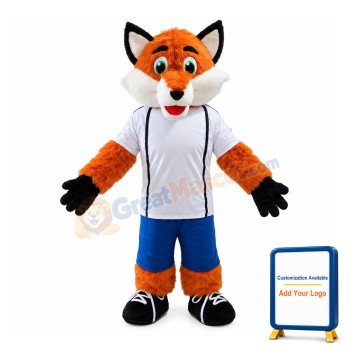 Cute Brown Fox Mascot Costume For Outdoor Performance