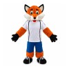 Cute Brown Fox Mascot Costume For Outdoor Performance