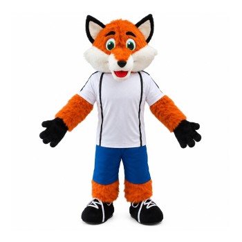 Cute Brown Fox Mascot Costume For Outdoor Performance