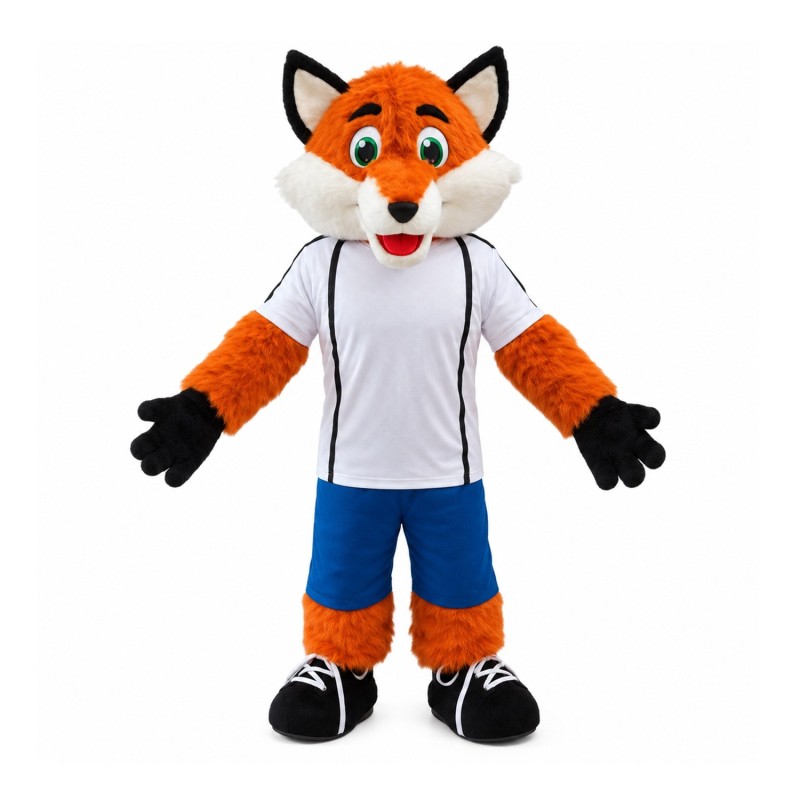 Cute Brown Fox Mascot Costume For Outdoor Performance