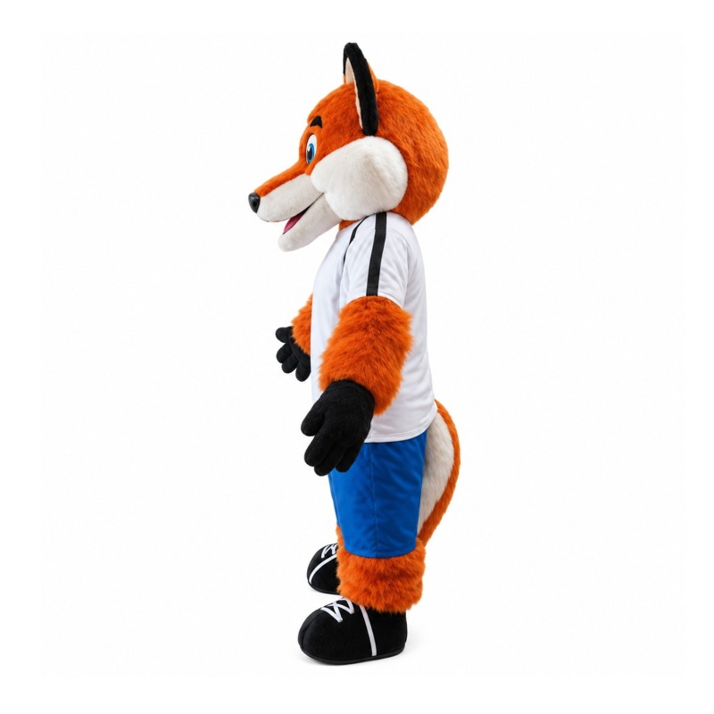 Cute Brown Fox Mascot Costume For Outdoor Performance