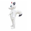 Professional New Kind Cartoon White Fox Mascot Costume