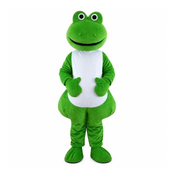 Cartoon Plush Frog Mascot Costume