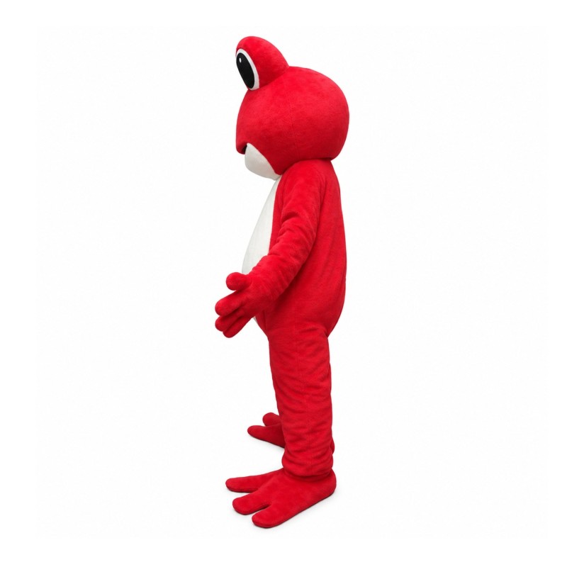 Fancy Cute Pink Frog Mascot Costume