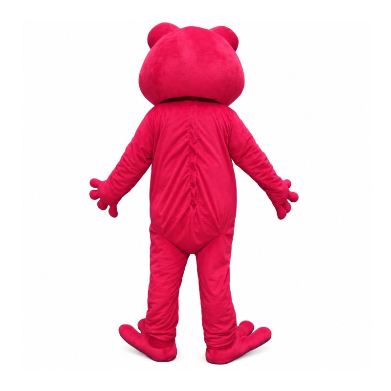 Fancy Cute Pink Frog Mascot Costume