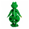 Professional Cartoon Green Snake Mascot Costume