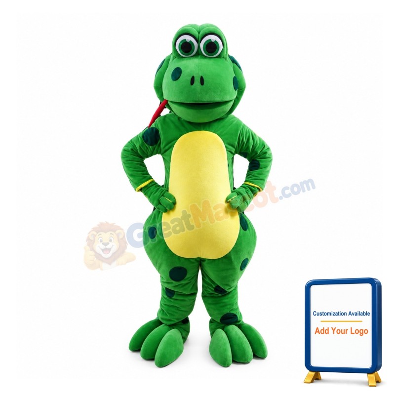 Fancy Adult Size Strong Snake Mascot Costume