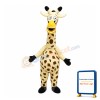 Funny Cute Cartoon Milky Giraffe Mascot Costume For Adult
