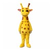Cute Plush Yellow Giraffe Mascot Costume
