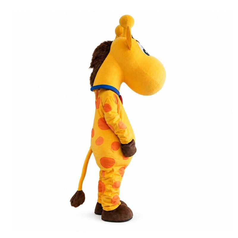 Lovely Cartoon Orange Giraffe Mascot Costume For Festival