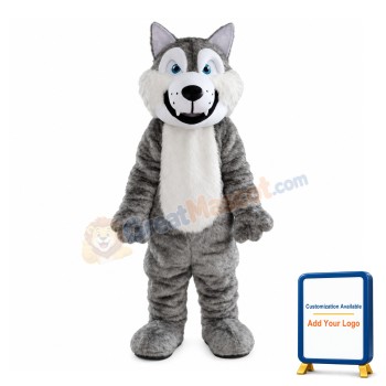 Professional Adult Grey Wolf Mascot Costume For Carnival