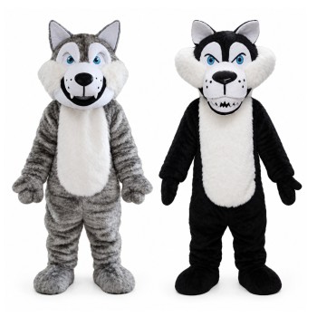 Professional Adult Grey Wolf Mascot Costume For Carnival