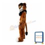 Long Fur Happy Lion Mascot Costume For Party