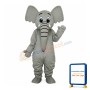 Adult Size Classic Cartoon Grey Elephant Mascot Costume