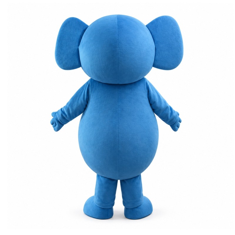 Super Cute Blue Elephant Baby Mascot Costume For Activity
