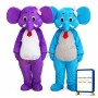 Hot Sale Colorful Cartoon Elephant Mascot Costume