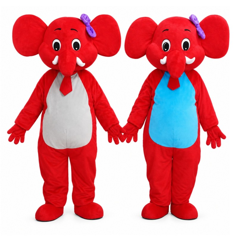 Hot Sale Colorful Cartoon Elephant Mascot Costume