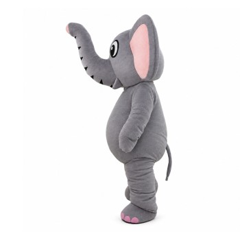 Cute Cartoon Elephant Mascot Costume