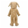 Smart Khaki Dog Mascot Costume For School Celebrations