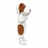 Lovely White & Brown Dog Mascot Costume
