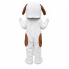 Lovely White & Brown Dog Mascot Costume