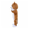 Friendly Brown & White Dog Mascot Costume