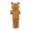 Friendly Brown & White Dog Mascot Costume