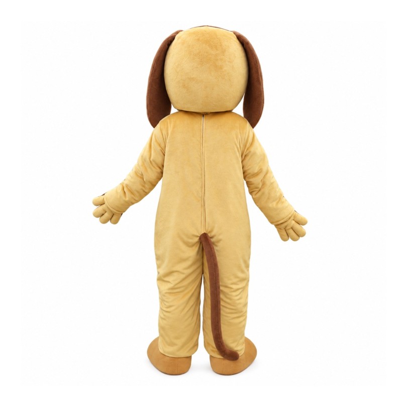 So Cute Cartoon Long Ears Brown Dog Mascot Costume
