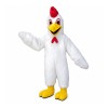 Fancy Cartoon White Chicken Mascot Costume