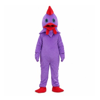 Adult Size Colorful Chicken Mascot Costume For Party