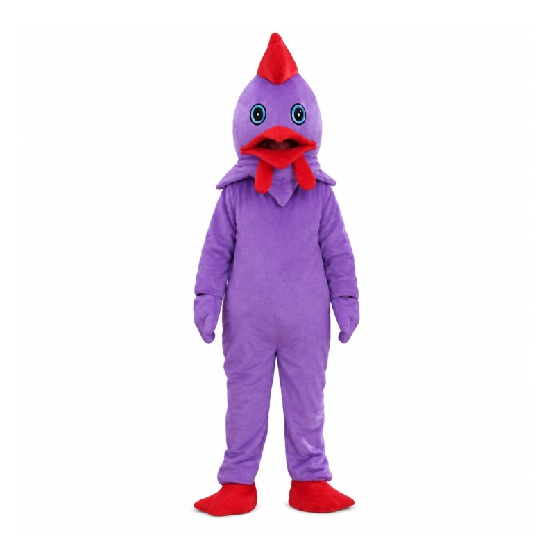 Adult Size Colorful Chicken Mascot Costume For Party