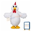 Cute Cartoon White Little Chicken Mascot Costume