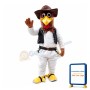 New Style Friendly Brown Chicken With Suit And Hat Mascot Costume