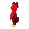 Adult Size Long Fur Red & Brown Chicken Mascot Costume