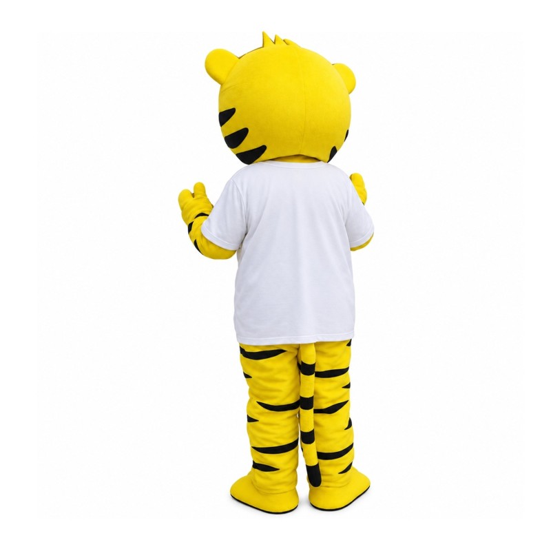 So Lovely Cartoon Yellow Tiger Mascot Costume For Party