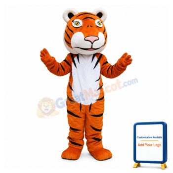 Unisex Classic Style Plush Tiger Mascot Costume