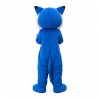 New Style Adult Blue & White Tiger Mascot Costume
