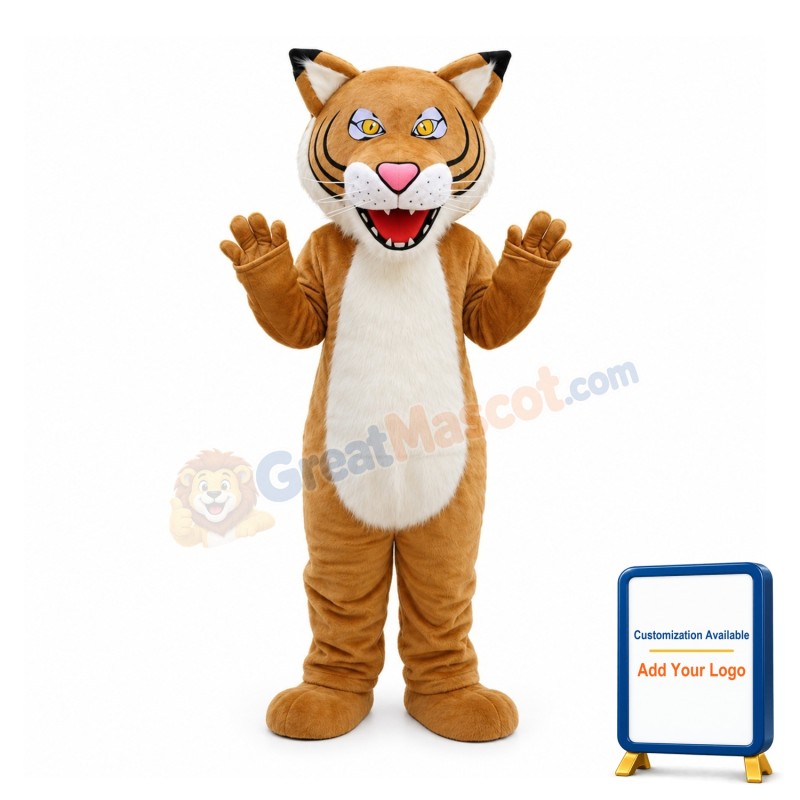 Adult Friendly Tiger Mascot Costume