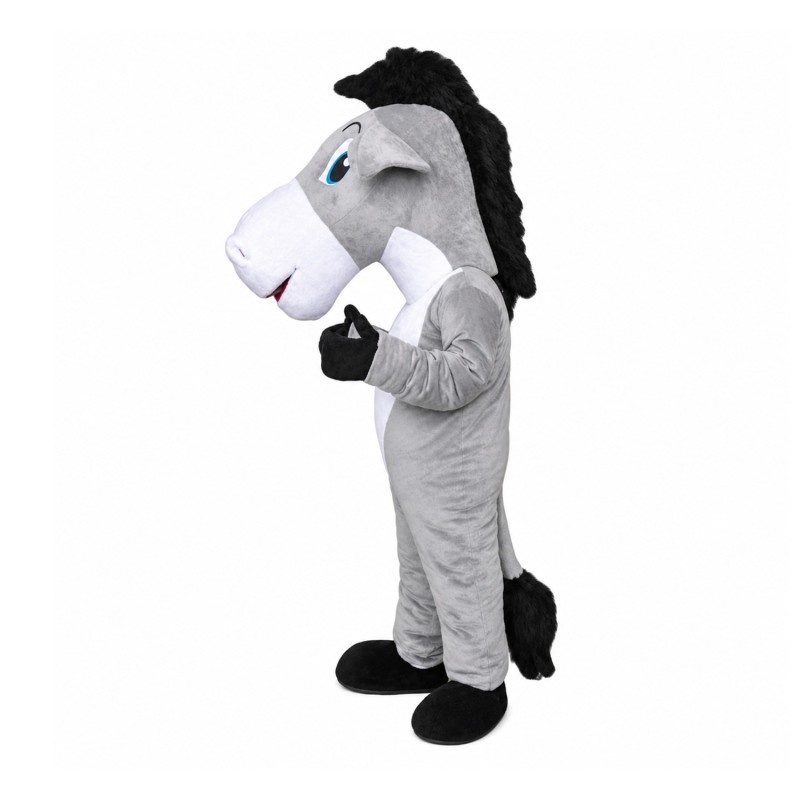 Classic Style Grey Donkey Mascot Costume
