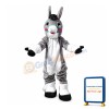 Cute Funny Grey Donkey Mascot Costume