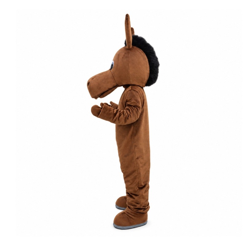 Brown Donkey Mascot Costume For Birthday Party