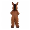 Brown Donkey Mascot Costume For Birthday Party